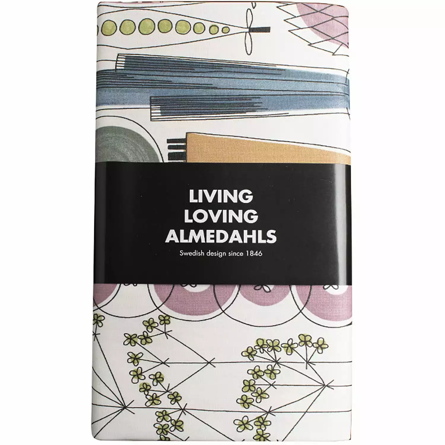 Almedahls Picnic Tischdecke Akrylat 145x220 Cm, Blau/Rosa 1 Almedahls Picnic Tischdecke Akrylat 145x220 Cm, Blau/Rosa