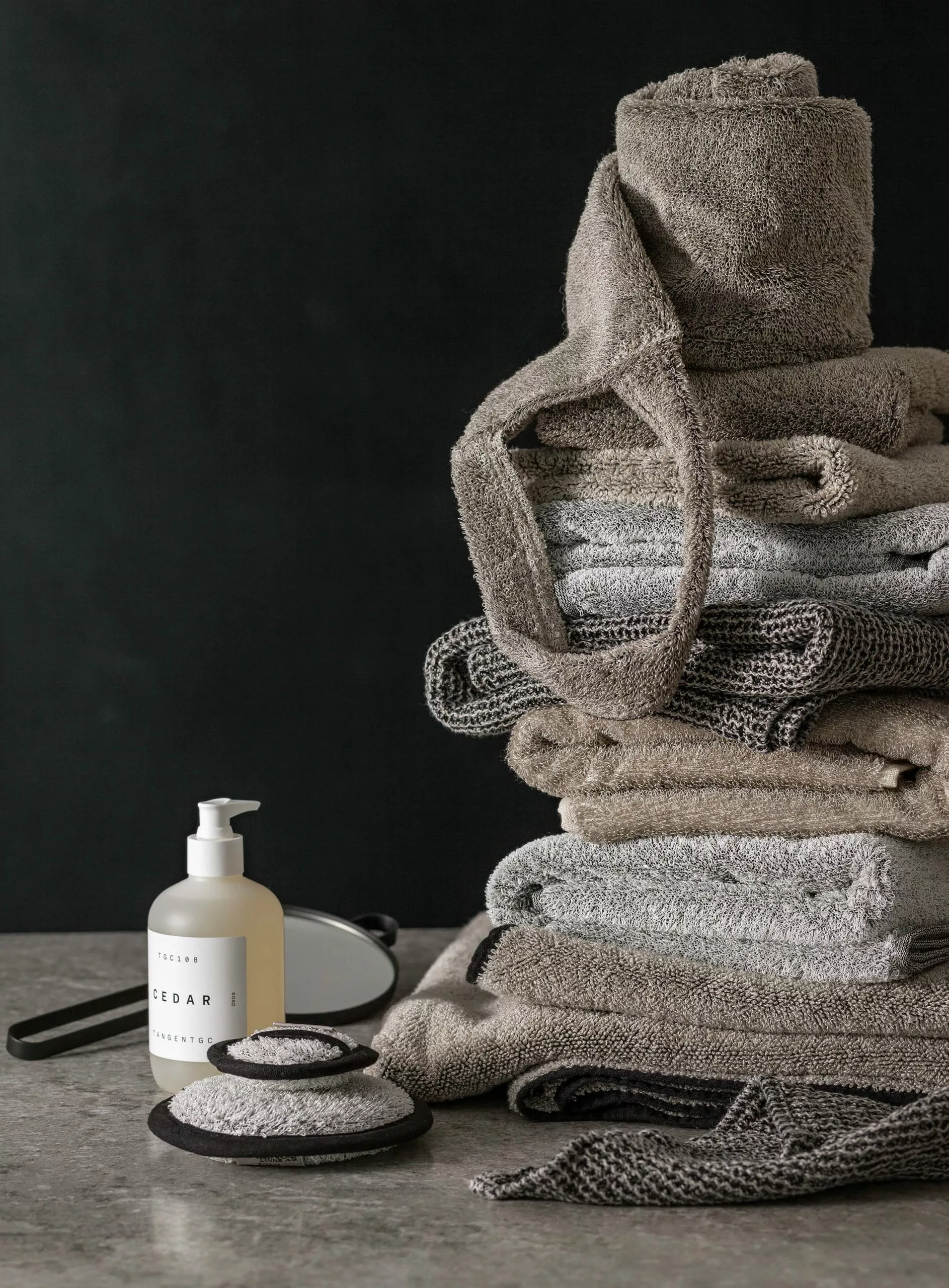 Axlings Badetuch Leinen-Frottee 100x150 Cm, Natur / Altweiß 3 Axlings Badetuch Leinen-Frottee 100x150 Cm, Natur / Altweiß – Bild 3