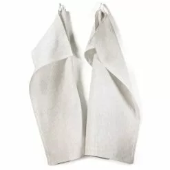 Axlings Kritstreck Geschirrtuch 2-er Set, Natur