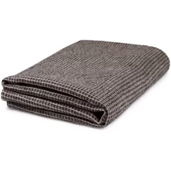 Axlings Waffle Badetuch 100x150 Cm, Natur / Schwarz