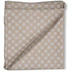 ByOn Checki Tischdecke Baumwolle 140x250 Cm, Beige