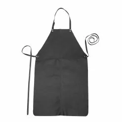 Decotique Le Chef Lederschürze, Schwarz