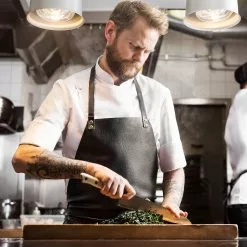 Decotique Le Chef Lederschürze, Schwarz -Kindertextilien Verkäufe decotique le chef lederschurze cognac 17