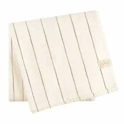 Ernst Tischdecke Gestreift Taupe / Natur, 140x200 Cm