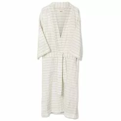 Ferm LIVING Field Bademantel One Size, Altweiß / Chocolate -Kindertextilien Verkäufe ferm living field bademantel one size altwei chocolate 2