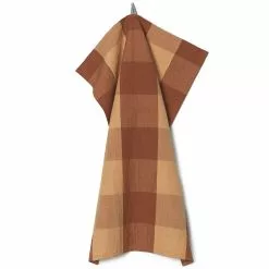 Ferm LIVING Hale Geschirrtuch 50x70 Cm, Peach/Spice Red