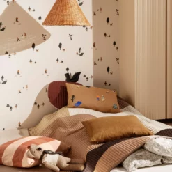 Ferm Living Kids Apple Kissen Gesteppt, Cinnamon -Kindertextilien Verkäufe ferm living kids apple kissen gesteppt cinnamon 3