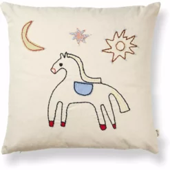 Ferm LIVING Naive Kissen 40x40 Cm, Horse