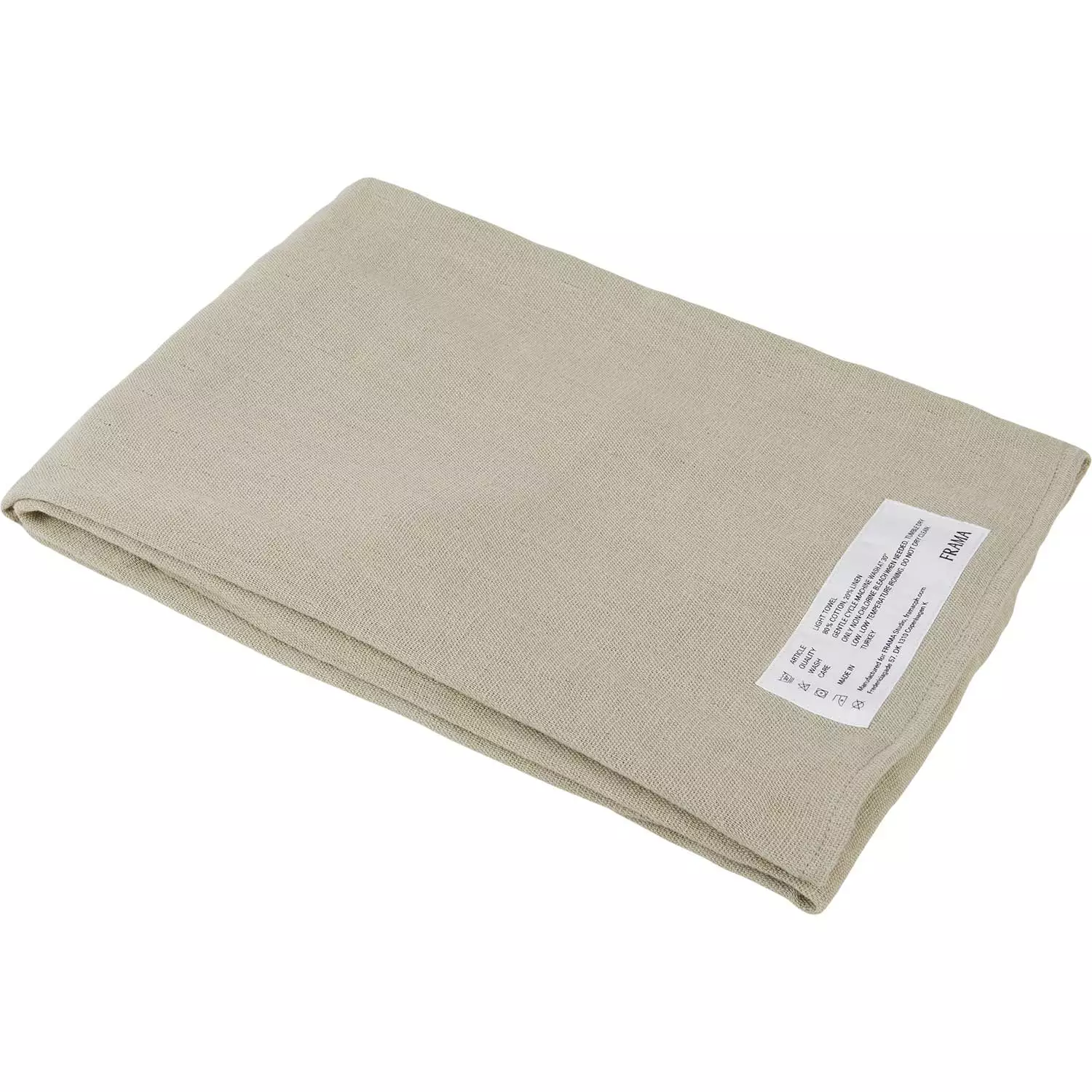 Frama Light Towel Badetuch 70x140 Cm, Sage Green 1 Frama Light Towel Badetuch 70x140 Cm, Sage Green