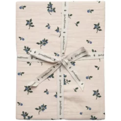Garbo & Friends Blueberry Muslin Spannbetttuch, 70x140 Cm