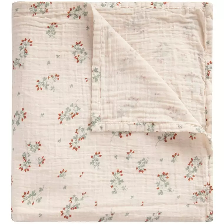Garbo & Friends Clover Muslin Babydecke, 110x110 Cm 1 Garbo & Friends Clover Muslin Babydecke, 110x110 Cm