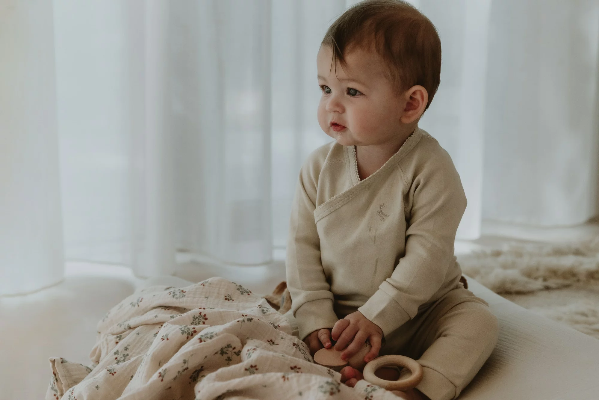 Garbo & Friends Clover Muslin Babydecke, 110x110 Cm 4 Garbo & Friends Clover Muslin Babydecke, 110x110 Cm – Bild 4