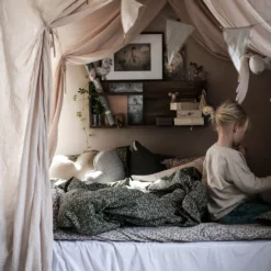 Garbo & Friends Floral Vine Spannleintuch, 90x200 Cm -Kindertextilien Verkäufe garbo friends floral vine spannleintuch 2