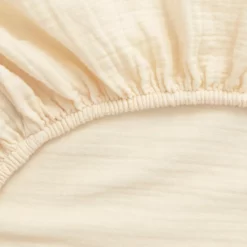 Garbo & Friends Limone Muslin Spannbetttuch, 90x200 Cm 5 Garbo & Friends Limone Muslin Spannbetttuch, 90x200 Cm -Kindertextilien Verkäufe garbo friends limone muslin fitted sheet junior 60x120 2 4