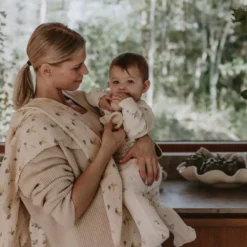 Garbo & Friends Mimosa Muslin Babydecke, 110x110 Cm -Kindertextilien Verkäufe garbo friends mimosa muslin babydecke 110x110 cm 3