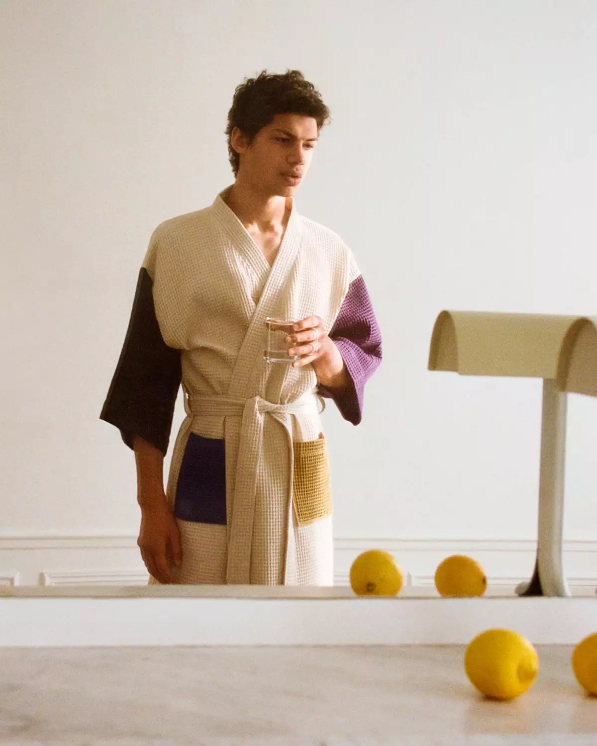 Hay Waffle Multi Bademantel, Cream 4 Hay Waffle Multi Bademantel, Cream – Bild 4