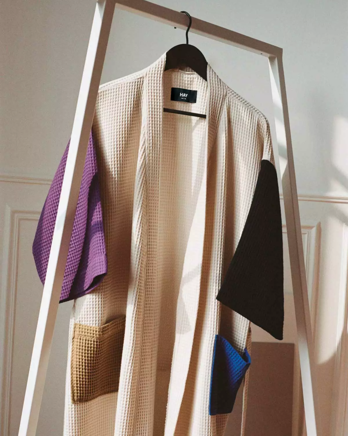 Hay Waffle Multi Bademantel, Cream 5 Hay Waffle Multi Bademantel, Cream – Bild 5