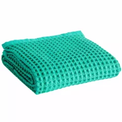 Hay Waffle Badetuch 70x140 Cm, Smaragdgrün