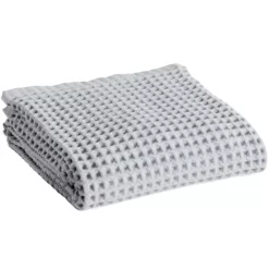 Hay Waffle Badetuch 70x140 Cm, Grau