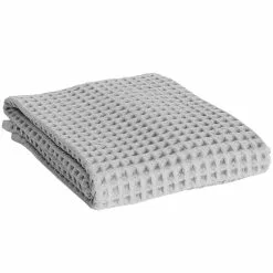 Hay Waffle Handtuch 50x100 Cm, Grau