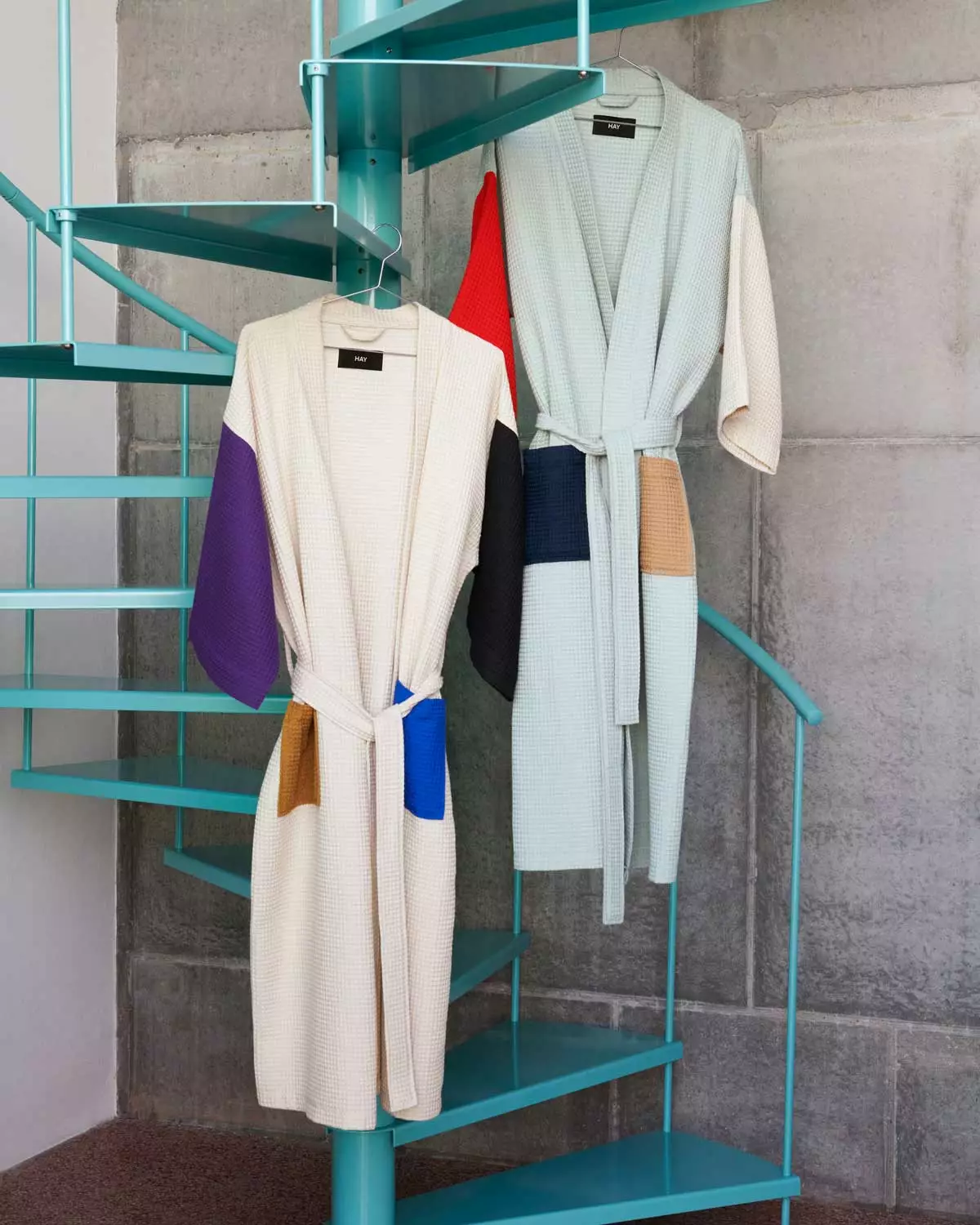 Hay Waffle Multi Bademantel, Glacier 3 Hay Waffle Multi Bademantel, Glacier – Bild 3