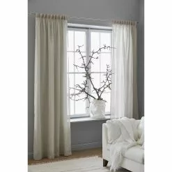 Himla Dalsland Vorhang Mit Faltenband 145x250 Cm, Pearl -Kindertextilien Verkäufe himla dalsland gardine mit faltenband 145x250 cm oatmeal 1