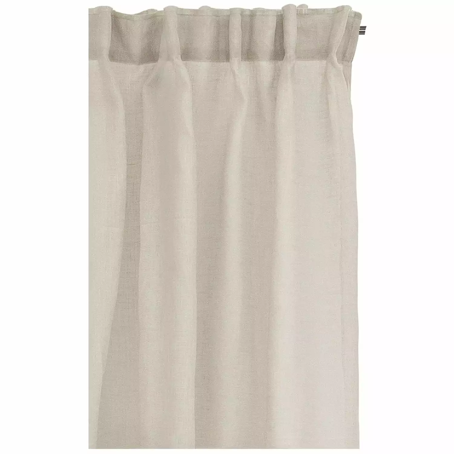 Himla Dalsland Vorhang Mit Faltenband 145x290 Cm, Oatmeal 1 Himla Dalsland Vorhang Mit Faltenband 145x290 Cm, Oatmeal