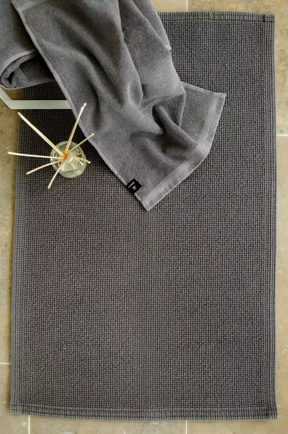 Himla Love Badematte 50x80 Cm, Nickel 2 Himla Love Badematte 50x80 Cm, Nickel – Bild 2