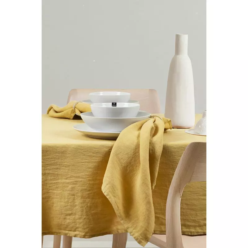 Himla Sunshine Tischdecke 145x250 Cm, Honey 2 Himla Sunshine Tischdecke 145x250 Cm, Honey – Bild 2