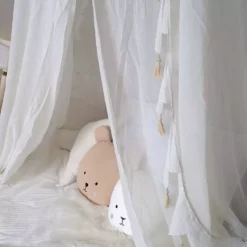 JaBaDaBaDo Canopy Betthimmel, Misty Grey Pink -Kindertextilien Verkäufe jabadabado baldachin 21 2