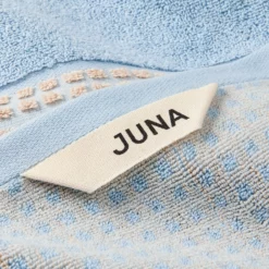 Juna Check Handtuch 70x140 Cm, Hellblau / Sand -Kindertextilien Verkäufe juna check handtuch 50x100 cm 36