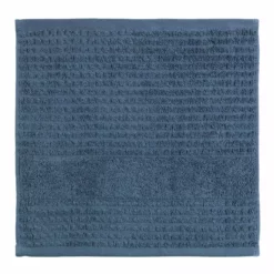 Juna Check Waschlappen 30x30 Cm, Dunkelblau