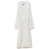 Lexington Aubrey Cotton Waffle Bademantel M, Weiß