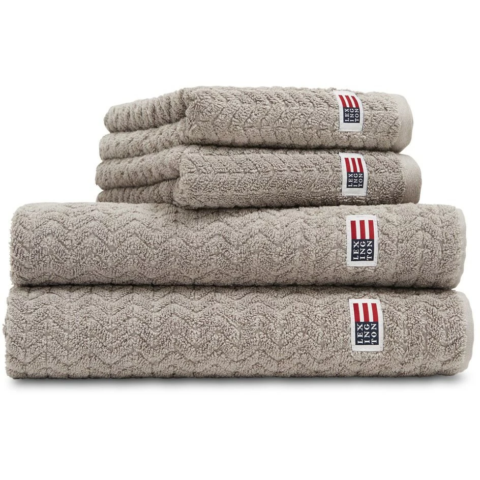 Lexington Structured Handtuch 100x150 Cm, Dunkelgrau 1 Lexington Structured Handtuch 100x150 Cm, Dunkelgrau