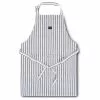 Lexington Icons Herringbone Striped Schürze, Blau