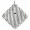 Lexington Icons Herringbone Striped Topflappen, Schwarz