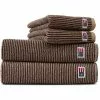 Lexington Original Handtuch Tan / Dunkelgrau Melange, 100x150 Cm