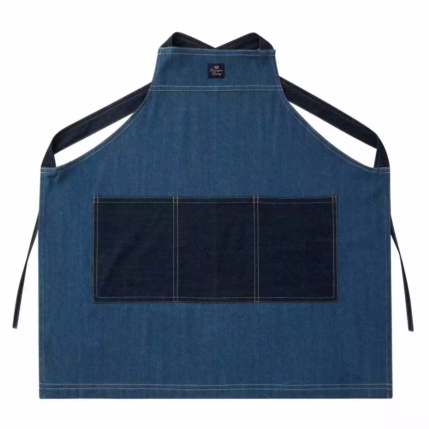 Lexington Patchwork Cotton Denim Schürze 1 Lexington Patchwork Cotton Denim Schürze