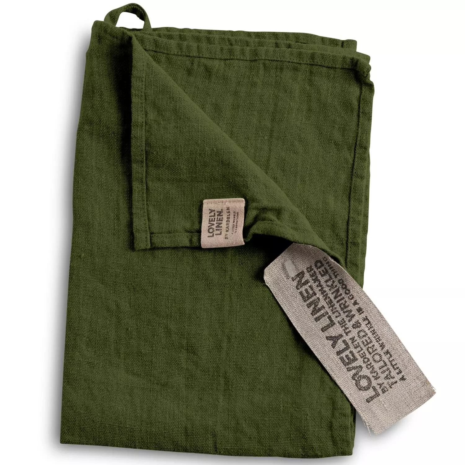 Lovely Linen Lovely Gästehandtuch Leinen 35x50 Cm, Jeep Green 1 Lovely Linen Lovely Gästehandtuch Leinen 35x50 Cm, Jeep Green