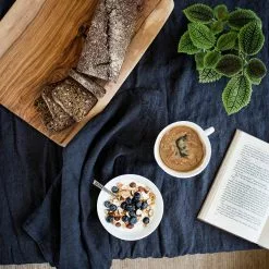 Lovely Linen Lovely Tischdecke 145x250 Cm, Dunkelgrau -Kindertextilien Verkäufe lovely linen lovely tablecloth 145x250 jeep green 18