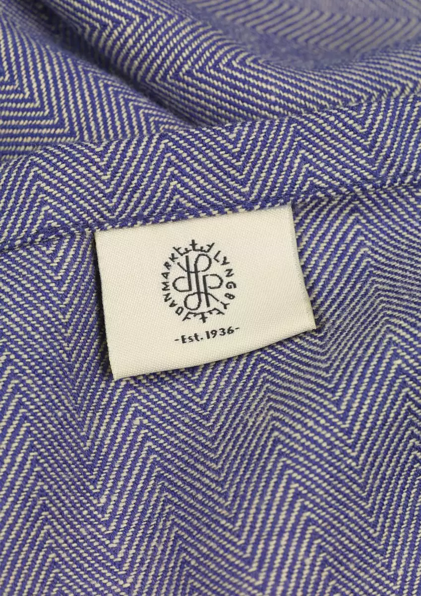 Lyngby Porcelæn Herringbone Tischdecke Blau, 150x370 Cm 3 Lyngby Porcelæn Herringbone Tischdecke Blau, 150x370 Cm – Bild 3