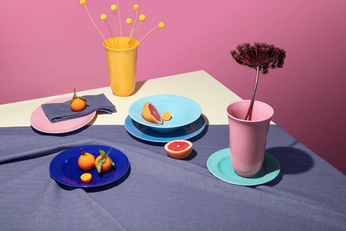 Lyngby Porcelæn Herringbone Tischdecke Blau, 150x370 Cm 4 Lyngby Porcelæn Herringbone Tischdecke Blau, 150x370 Cm – Bild 4