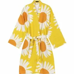 Marimekko Auringonkukka Bademantel Gelb, S