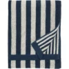 Marimekko Kaksi Raitaa Badetuch Sand / Dunkelblau, 70x150 Cm