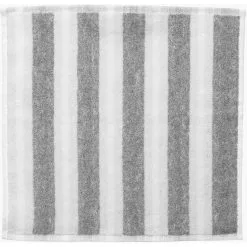 Marimekko Kaksi Raitaa Mini Handtuch Weiß / Grau, 30x30 Cm