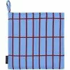 Marimekko Pieni Tiiliskivi Topflappen, Hellblau/Braun