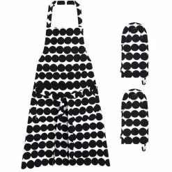Marimekko Räsymatto Schürze + Ofenhandschuhe