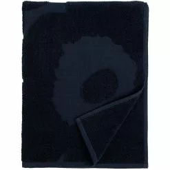 Marimekko Unikko Handtuch 50x70 Cm, Dunkelblau