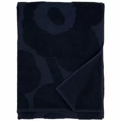 Marimekko Unikko Towel Badetuch 70x150 Cm, Dunkelblau