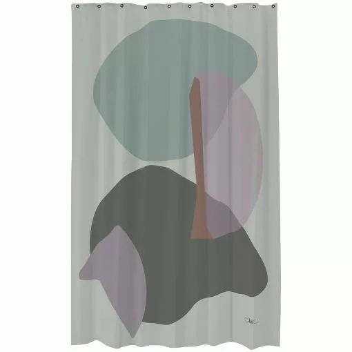 Mette Ditmer Gallery Duschvorhang Frost Green, 150x200 Cm -Kindertextilien Verkäufe mette ditmer gallery shower curtain w150xl200 cm frost green 0